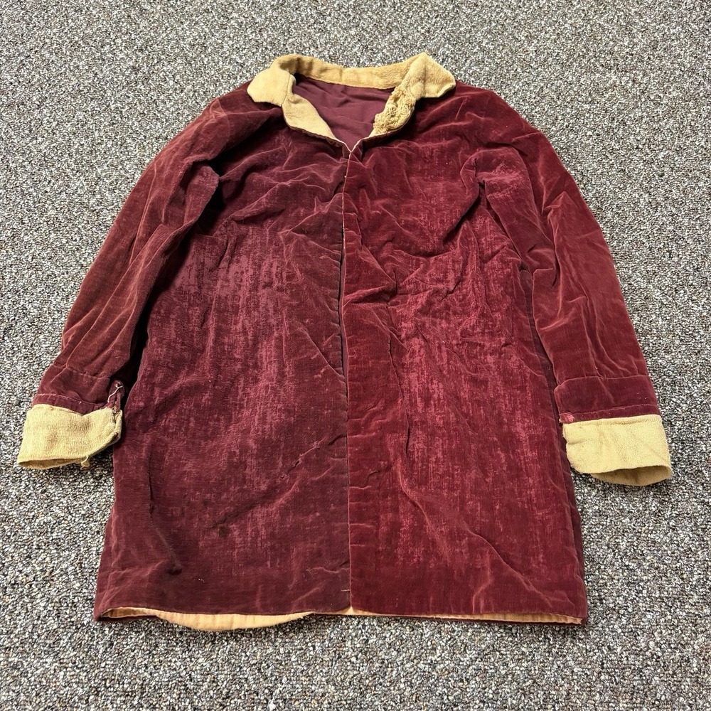 True Vintage 1940s Valore Lightweight Jacket Red And Tan Woman's Size Small